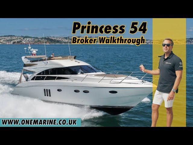 £439,000 Princess 54 Yacht Walkthrough | One Marine