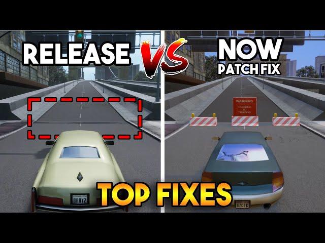 GTA 3 DEFINITIVE FIXED : BEFORE VS AFTER UPDATE