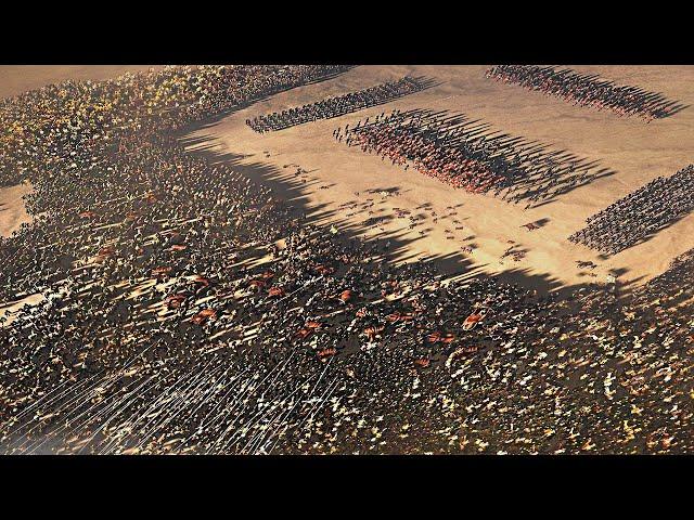 3000 Roman Legionnaires VS 12,000 AFRICANS - Cinematic Battle - Total War Rome II