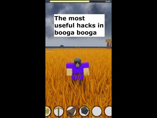 The most useful hack in booga booga roblox #shorts