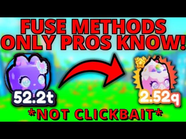 New *BEST* Fuse Methods on Pet Simulator X Kawaii Update (Roblox)