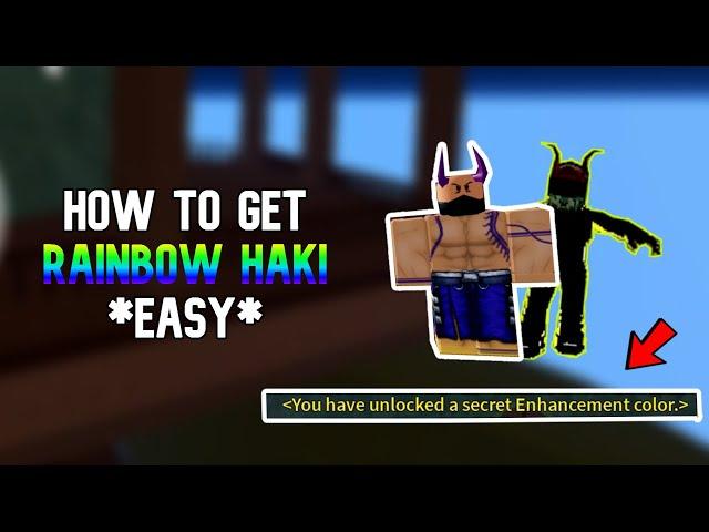 How to get Rainbow Haki in Blox Fruits! *EASY*