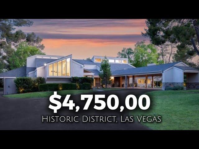 Inside a $4,750,000 Luxury Estate in Historic Las Vegas, Fully Renovated Mid Century Modern