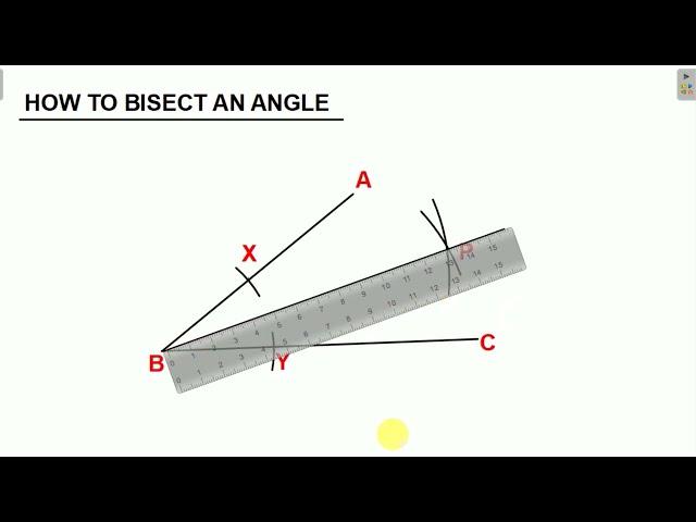 Construction and Loci. How to bisect an Angle