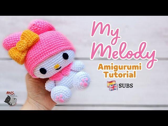 My Melody Amigurumi Tutorial | Hello Kitty and Friends | Amis Tejiendo Momentos ENG/SPA Subs