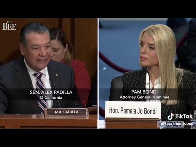 'I'm not going to be bulled by you.' Bondi and Padilla's heated exchange at confirmation hearing