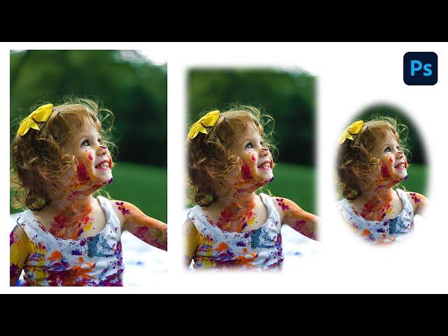 blur edges of an image in photoshop