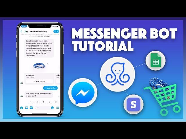 How to Sell Products or Services with a Chatbot | ManyChat Tutorial