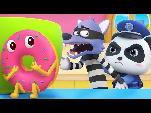 Big Bad Wolf and Donuts | Learn Colors,  Colors Song | Nursery Rhymes | Kids Songs | BabyBus