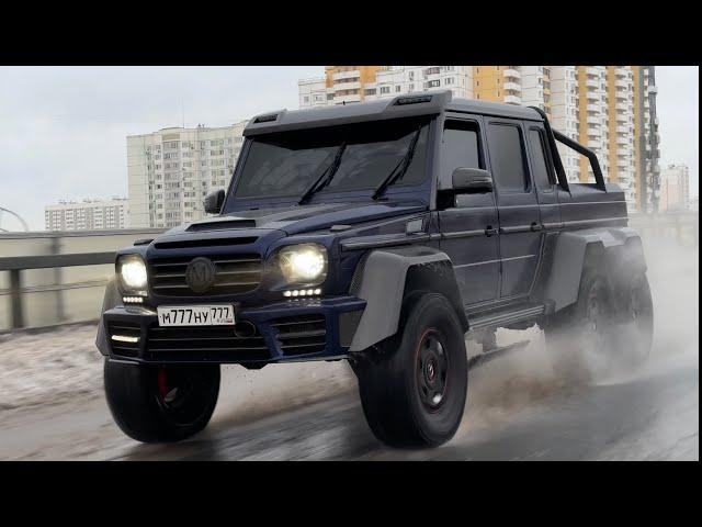 ГЕЛИК G63 AMG 6X6 MANSORY за 150 млн РУБЛЕЙ! ОДИН В РОССИИ! МАШИНЫ ОЛИГАРХА.