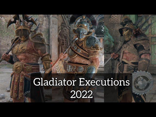 For Honor - All Gladiator Executions (2022)