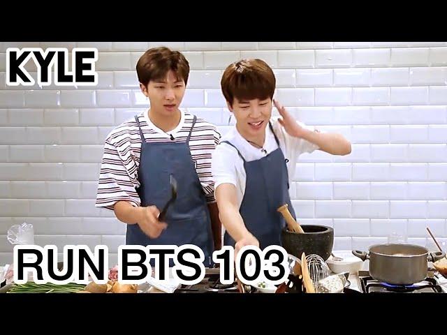 [Озвучка by Kyle] RUN BTS - 103 Эпизод "Король аватара готовки Ч. 2 - Чимин, РМ и Шуга" 05.05.2020г