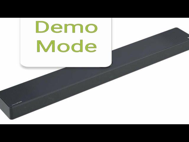 Turn Off or On Demo Mode on LG Soundbars