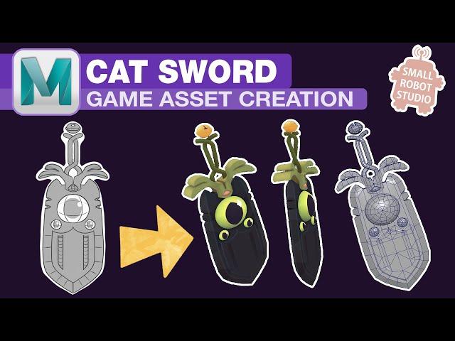 Cat Sword Game Asset Workflow