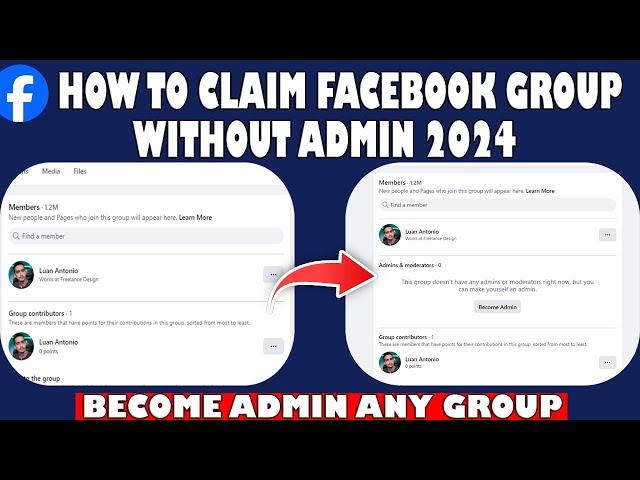 How to Claim Become Admin of Any on Facebook Group 2024 | Claim Group No Admin