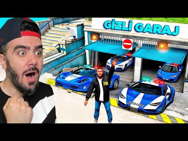 FRANKLIN GIZLI POLIS ARABA GARAJINI BULDU - GTA 5 MODS