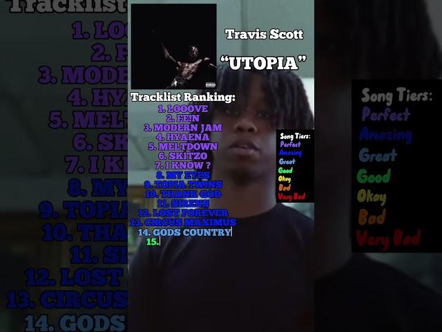 Travis Scott - “UTOPIA” Album Review #travisscott #travis #utopia #album #review #music