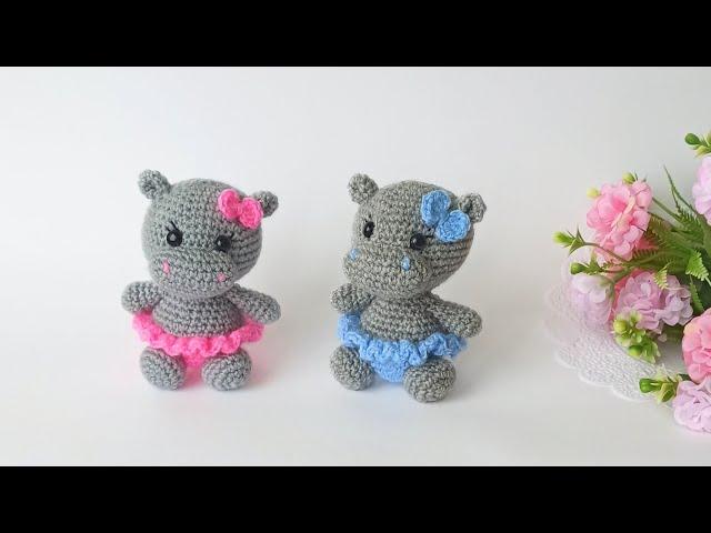  BEAUTIFUL and SIMPLE! How to crochet HIPPO