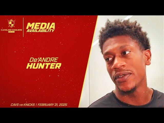 Cleveland Cavaliers: Forward De'Andre Hunter Meets with Media After Near Perfect Shooting Night