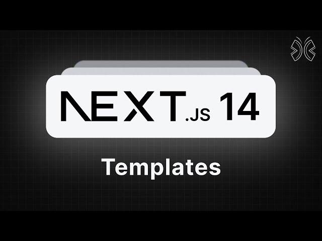 Next.js 14 Tutorial - 22 - Templates