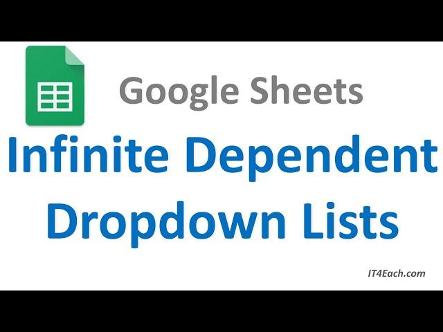 Infinite Dependent Dropdown Lists (RU voice)