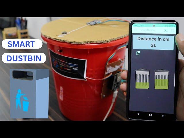 Smart Dustbin With New Blynk2.0 App Using ESP8266