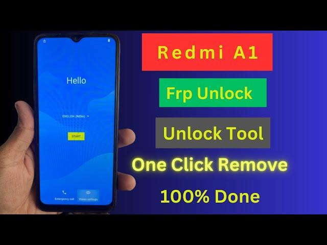 Unlock Redmi A1 FRP in Minutes with UnlockTool!