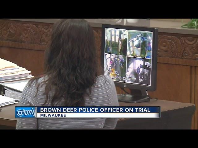 Surveillance video shows events in Brown Deer police shooting