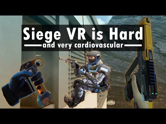 The Siege VR game is Exhausting - Breachers