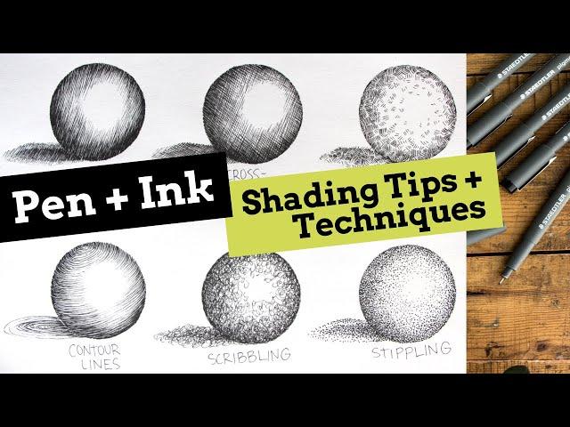 Shading with Pen and Ink Must Know Tips and Techniques