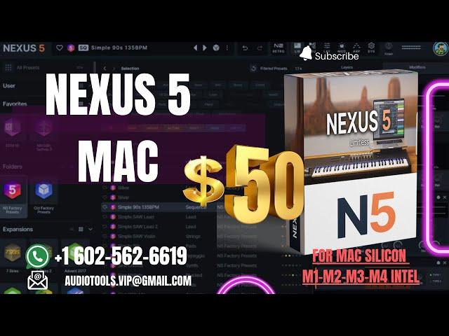 refx Nexus 5 installation guide for Mac M4