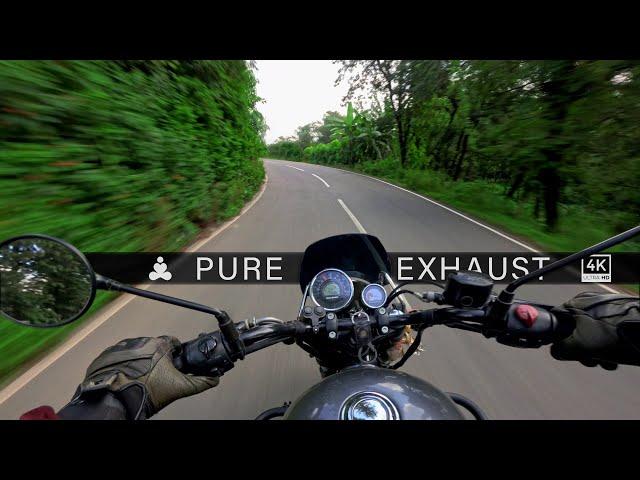 Nagrota Bagwan Twisties | Dhauladhar Foothills | Barot Valley Ride | Pure Exhaust Meteor 350 4K ASMR