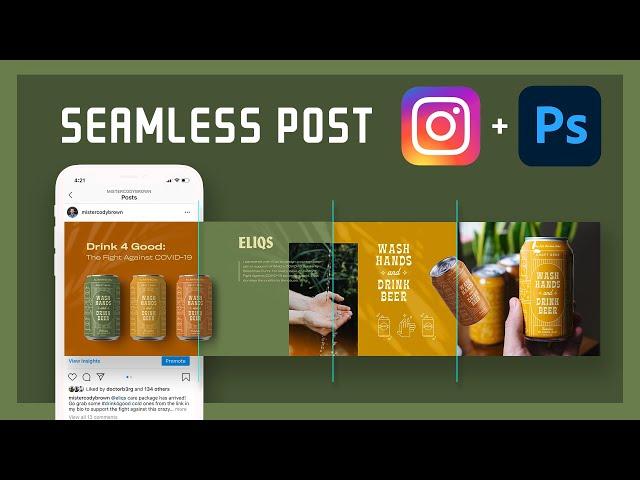 How to Design an Engaging Seamless Image Post in Instagram (Photoshop Tutorial)