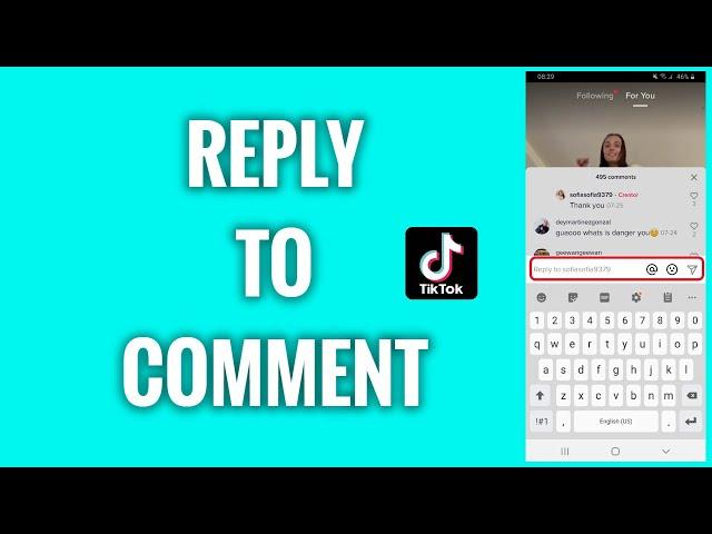 How To Reply To A Comment On TikTok