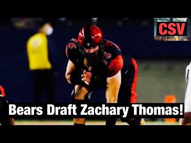 Chicago Bears Draft OT Zachary Thomas! || 2022 NFL Draft