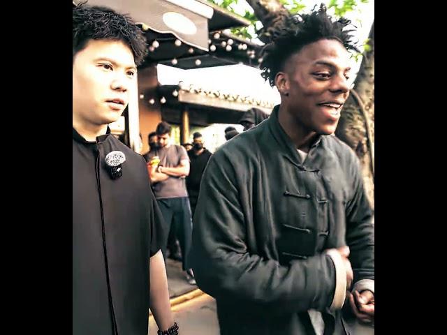 IShowSpeed met Cheng from Karate Kid Movie | PASSO BEM SOLTO - ATLXS (slowed) #ishowspeed #karatekid