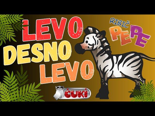 Čuki in Ribič Pepe - ZEBRA - LEVO, DESNO, LEVO