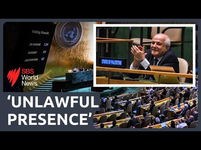 UN votes for Israel to end occupation of Palestinian Territories