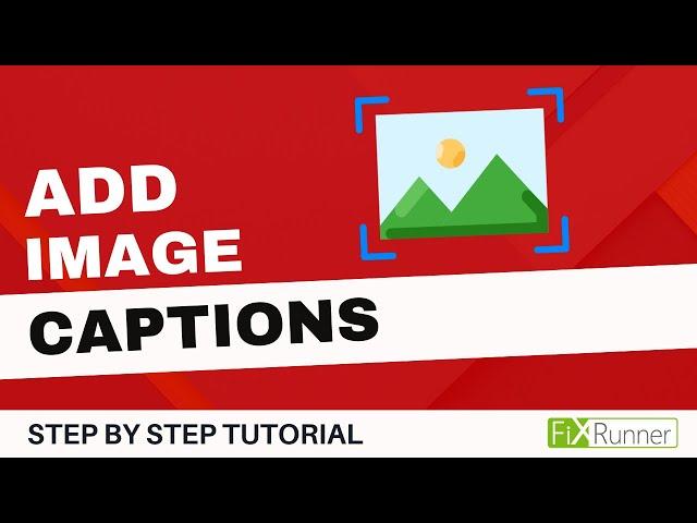 How To  Add Image Caption In WordPress