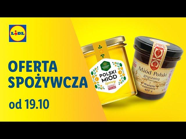 Polski Miód lipowy lub gryczany za 1zł  19.10 | LIDL.PL