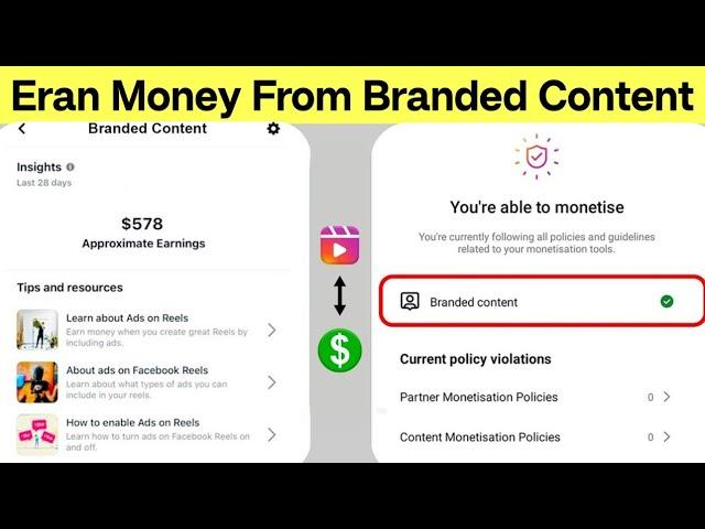 Branded content tool on Instagram | How to Make Money Online