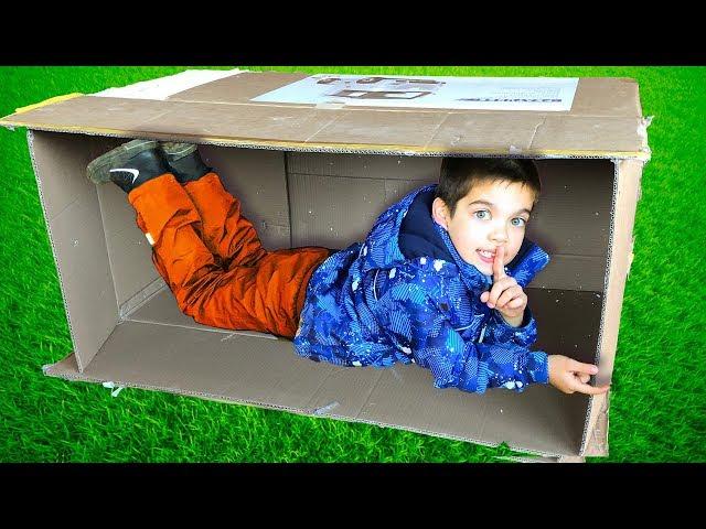 Kids Pretend Play Hide and Seek Peek a Boo funny Game for Kids from Andrey Everyday