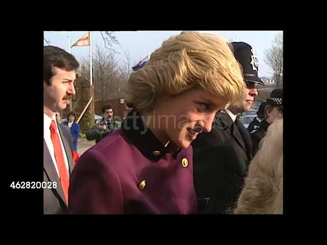 Princess Diana Talking to Bystanders 24 gennaio 1989