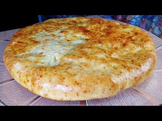 Dinner pie with potatoes and cheese. Fast and satisfying! My kitchen recipes