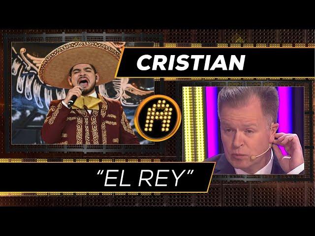 ¡Cristian demostró su lado mexicano al interpretar "El rey"! | La Academia 2024