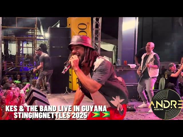 KES  THE BAND FULL LIVE PERFORMANCE IN GUYANA   | STINGINGNETTLES 2025 MARRIOT PARKING LOT