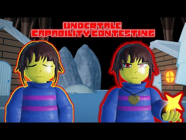 Undertale Capability Contesting - Evolution Chara Stage 1 and 2