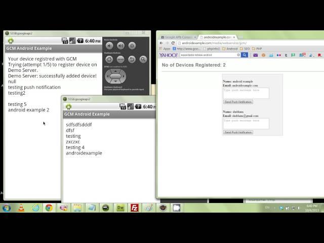 Android Push Notifications using Google Cloud Messaging (GCM), PHP and MySQL - Android Example