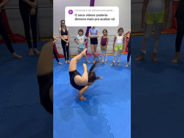 DESAFIO ACROBÁTICO parte final - Má X Bibi #acrobatics #shortsvideo #shortsfeed @tiagre