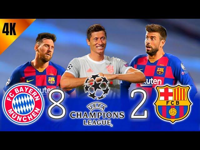 Bayern Munich 8 - 2 Barcelona ¦ UCL 2020 | [ تعليق حفيظ الدراجي ️ ] ▪️ 4K/50 FPS ULTRA HD